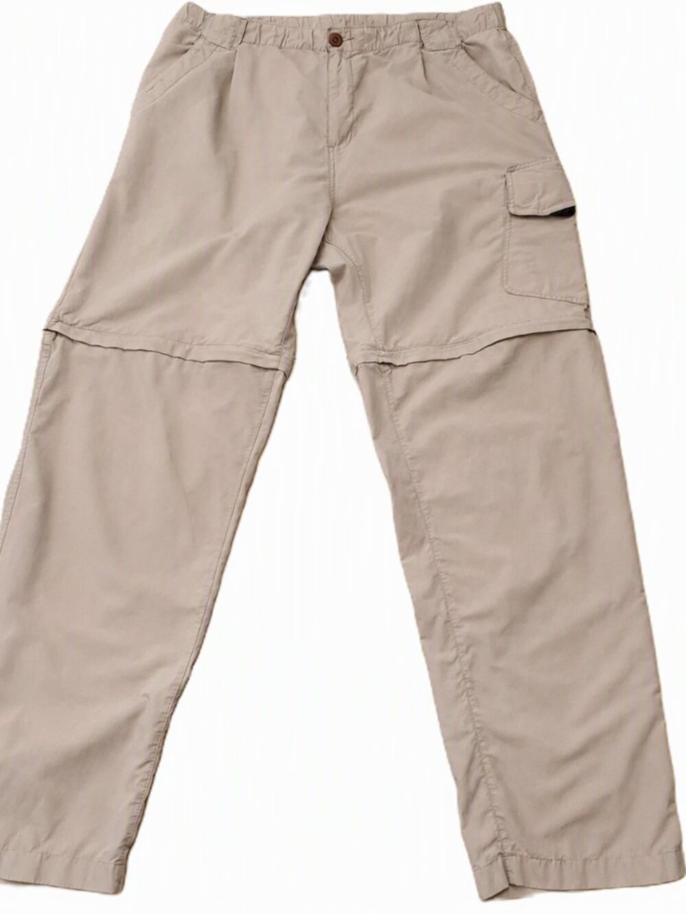 Simms 3XDry Convertible Cargo Pants Men Medium Taupe Zip Off Fishing Hiking